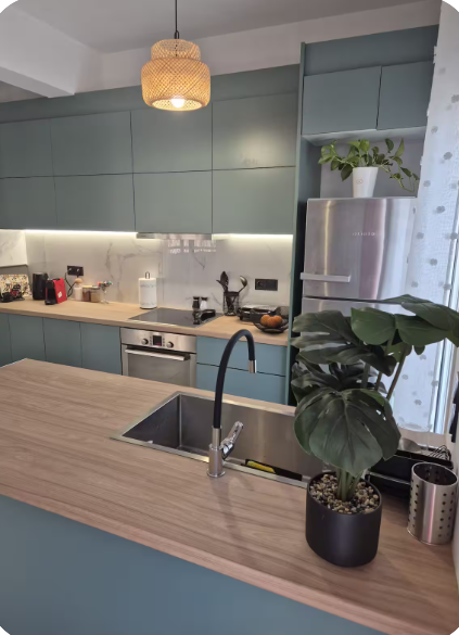 Fully equipped kitchen